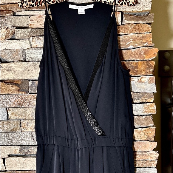 Stunning DVF Silk Romper with beaded bust detail. - Picture 5 of 8